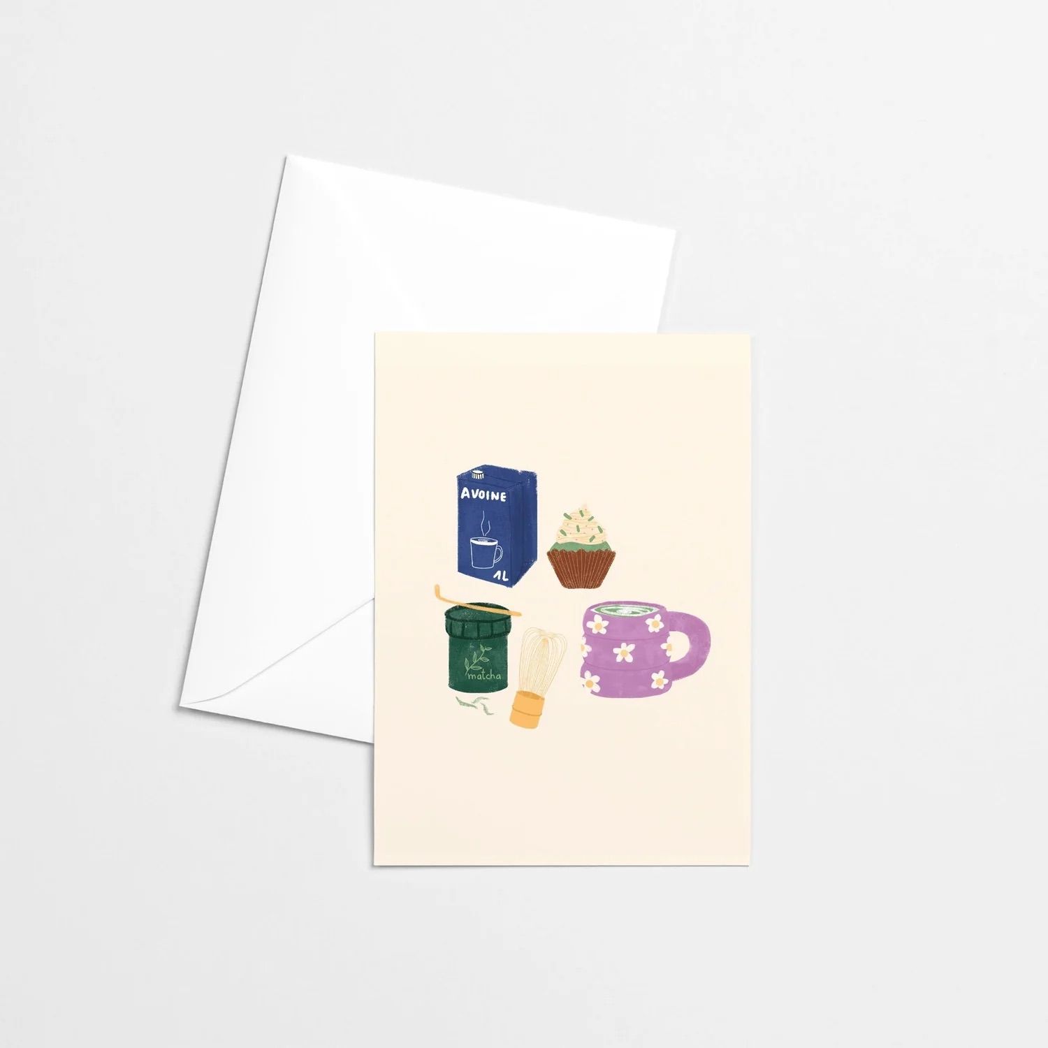 Citron &amp; Miel - Greeting Card - Matcha