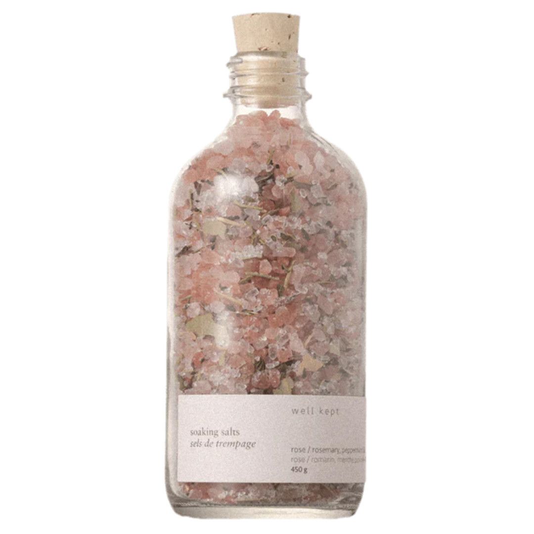 Well Kept - Soaking Salts - Rose (450g)