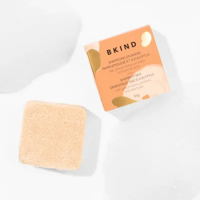 BKIND - Shampoing en Barre - Pamplemousse et Eucalyptus