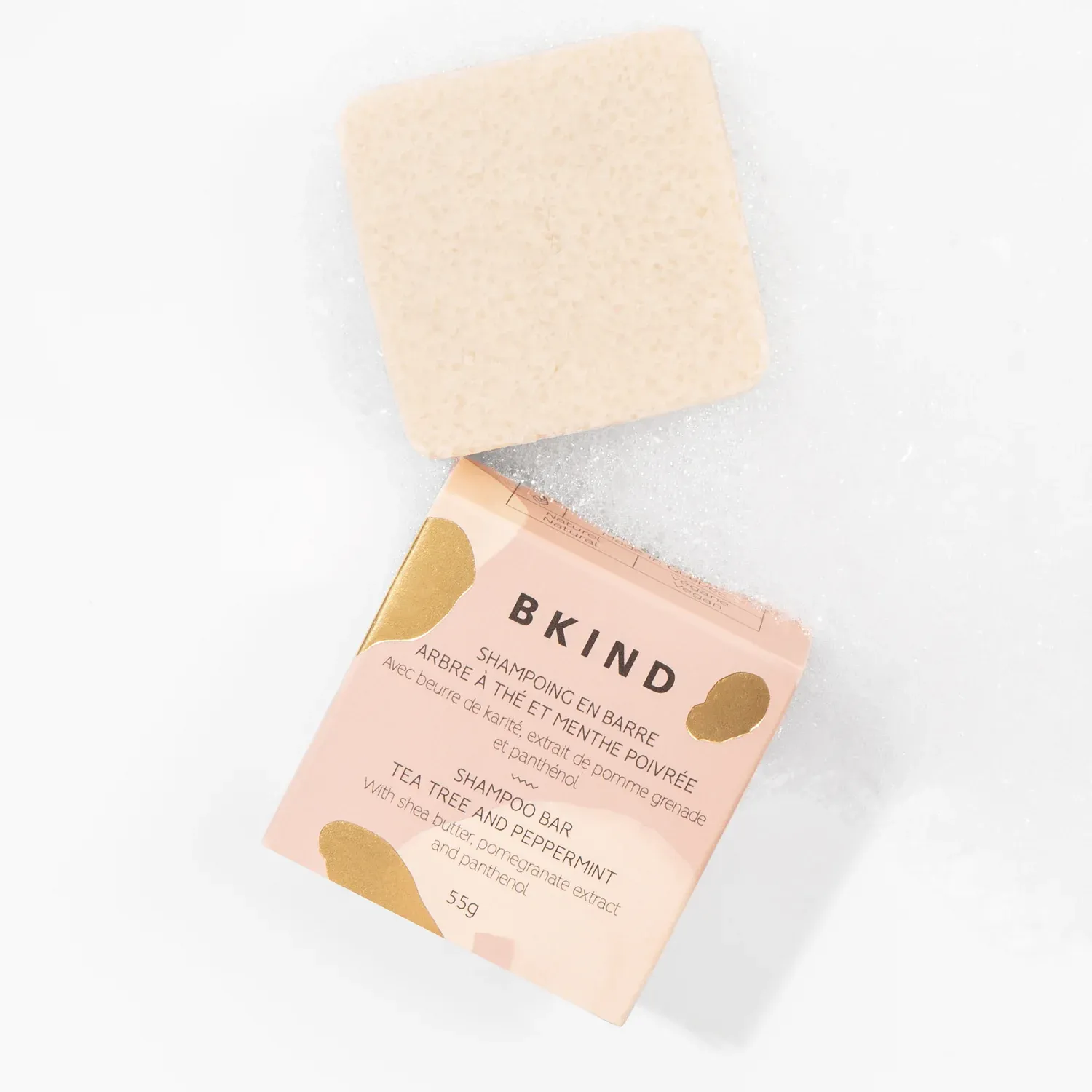 BKIND - Shampoo Bar - Tea Tree and Peppermint