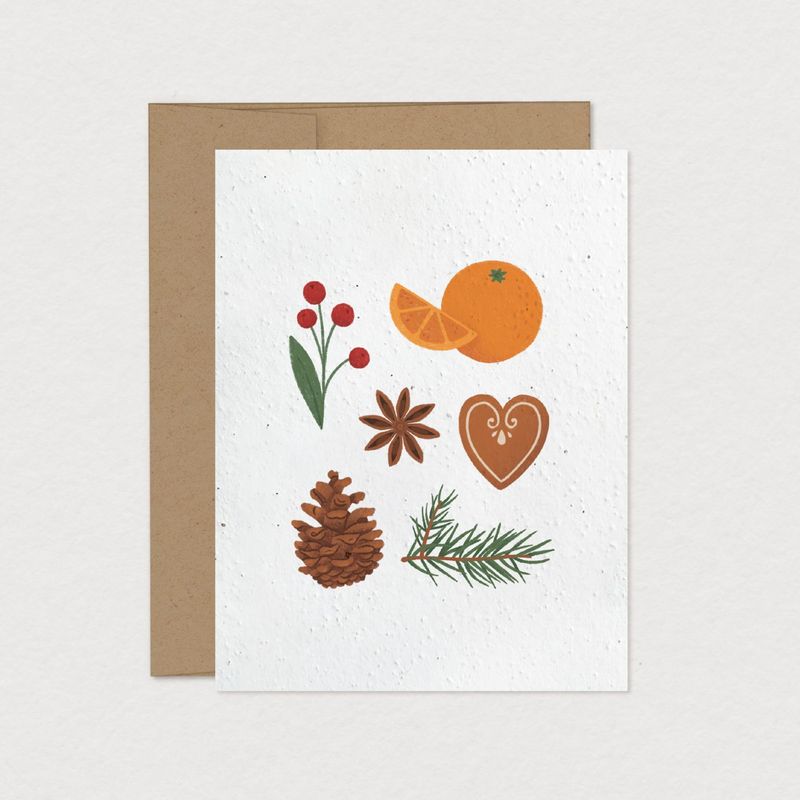 Mimosa - Greeting Card to Plant - Holiday Scent