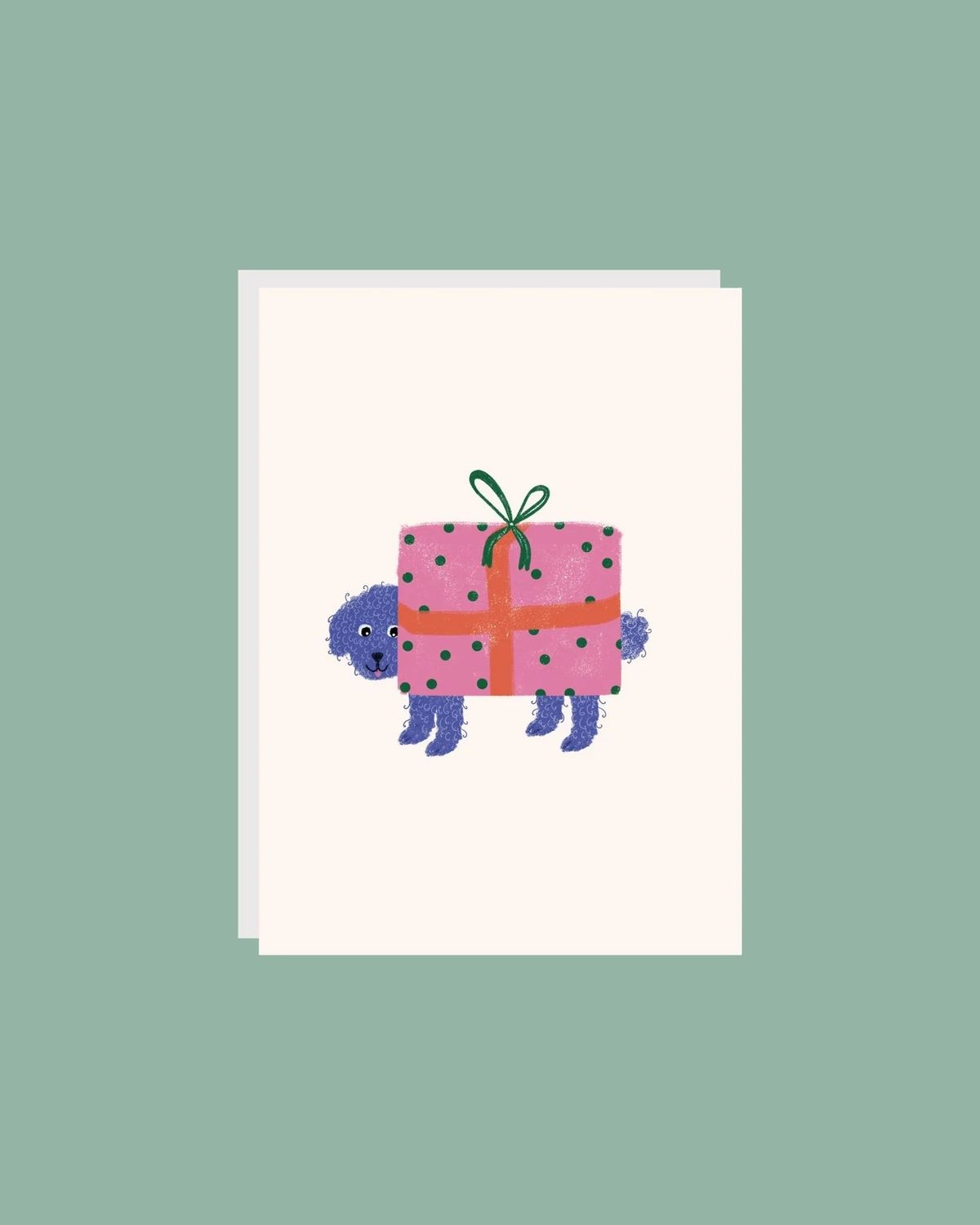 Citron &amp; Miel - Greeting Card - Chien cadeau