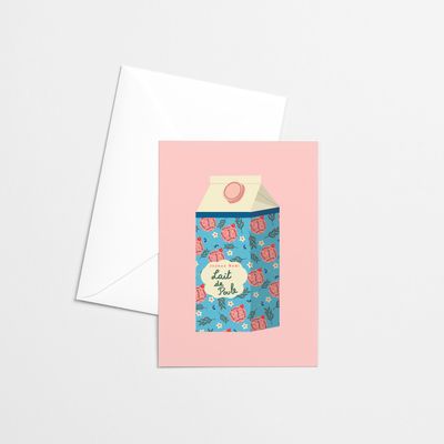 Citron &amp; Miel - Greeting Card - Lait de poule