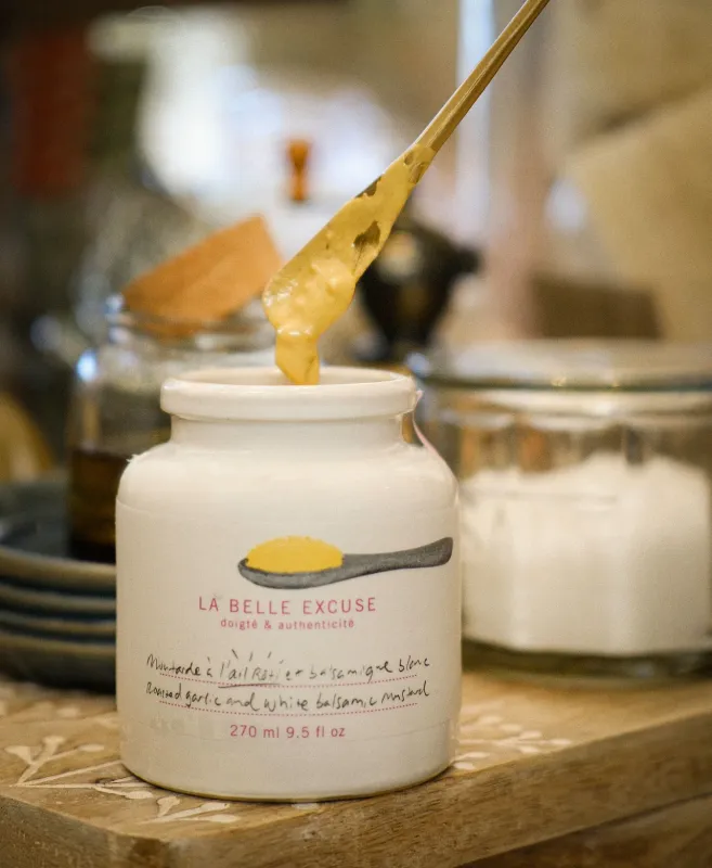 La Belle Excuse - Roasted Garlic and White Balsamic Mustard