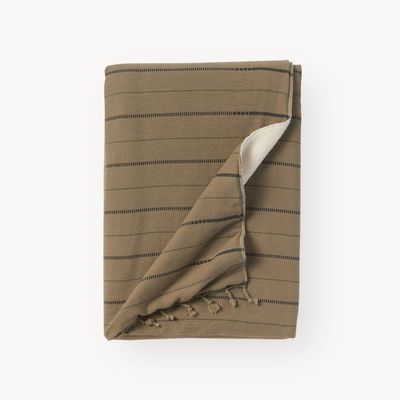 Pokoloko - Fleece-lined Throw - Bark