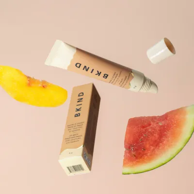 BKIND - Nourishing Ceramide Lip Balm - Peach and Melon