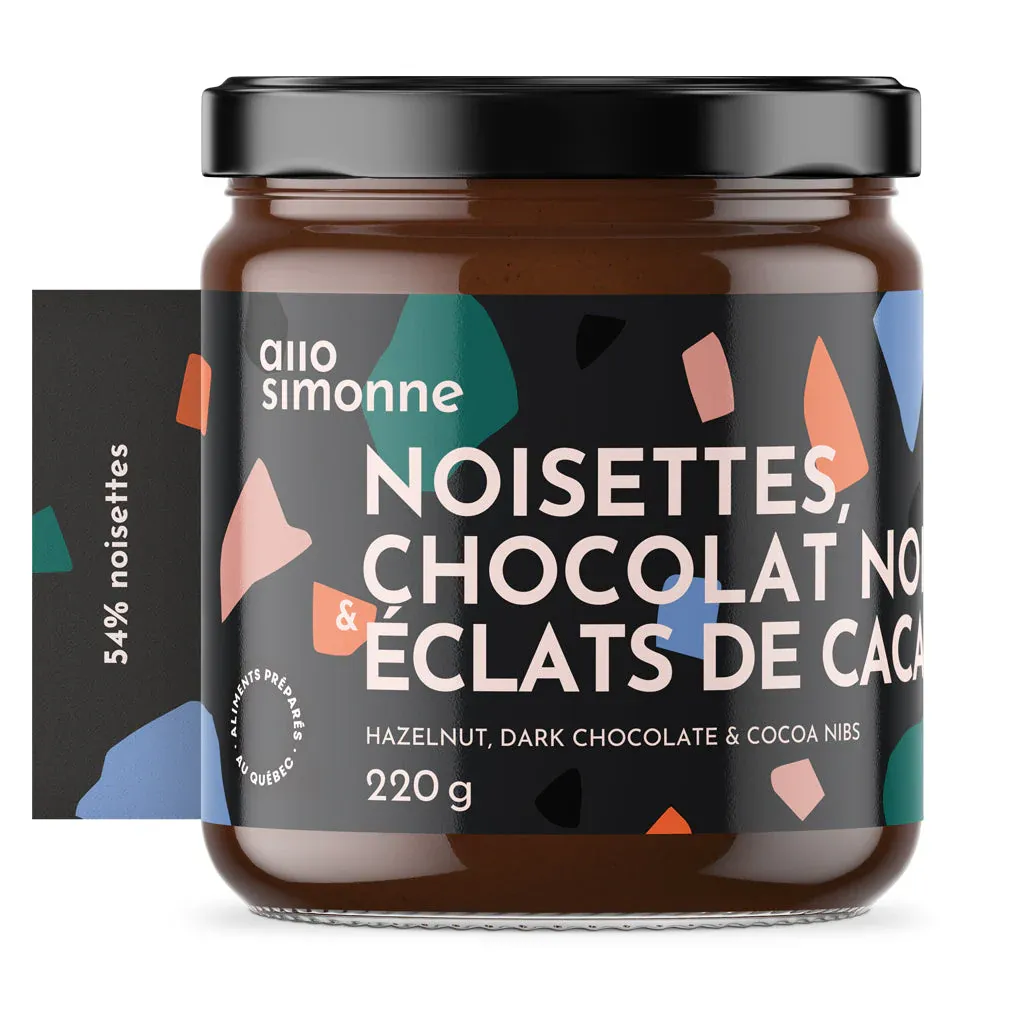 Allo Simonne - Hazelnut, Dark Chocolate and Cocoa Nibs