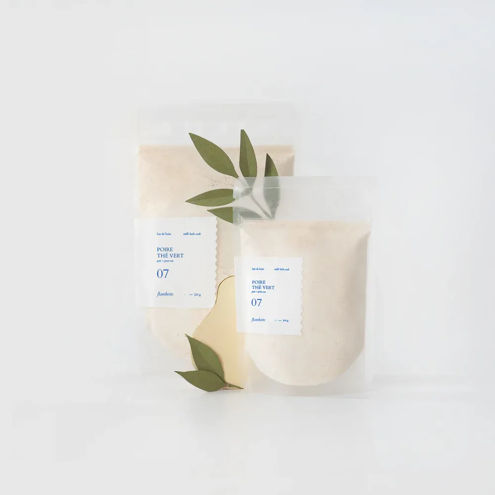 Flambette - Bath Milk - Pear Green Tea (100g)