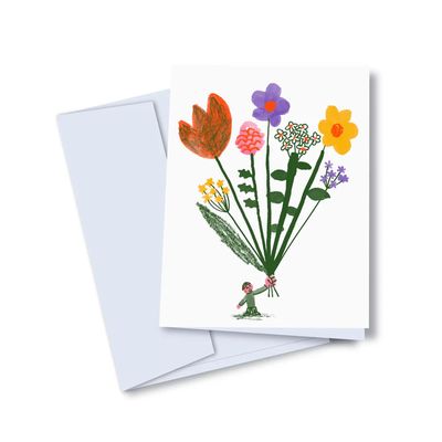 Toute - Greeting Card - Huge Bouquet