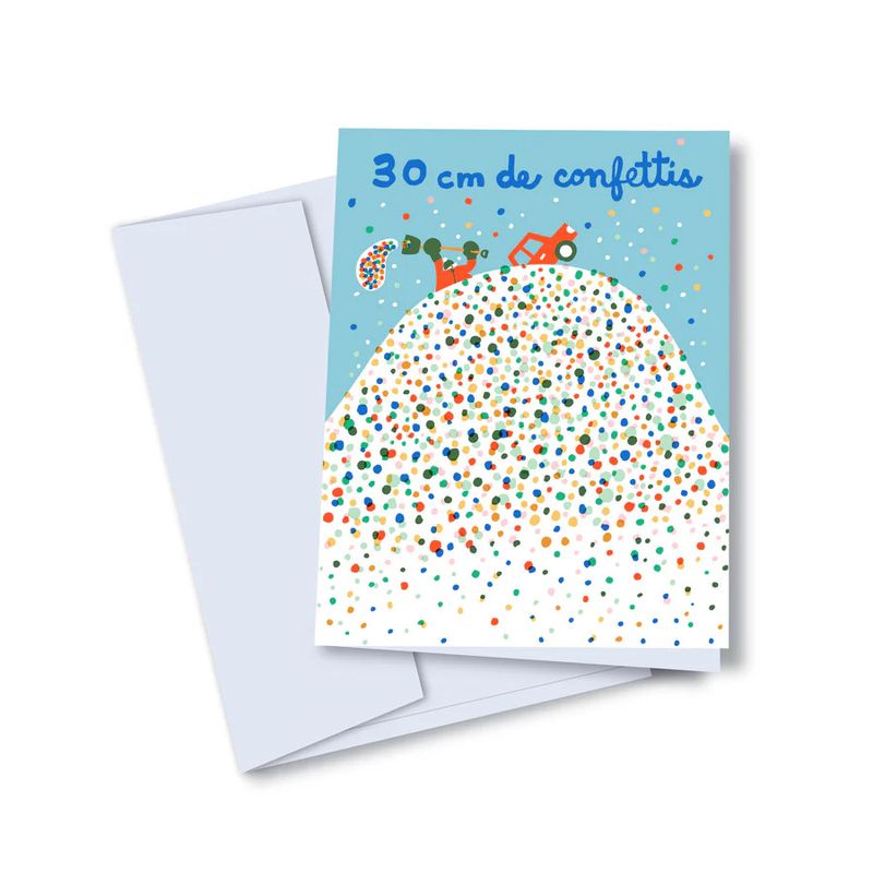 Toute - Greeting Card - 30cm de Confettis