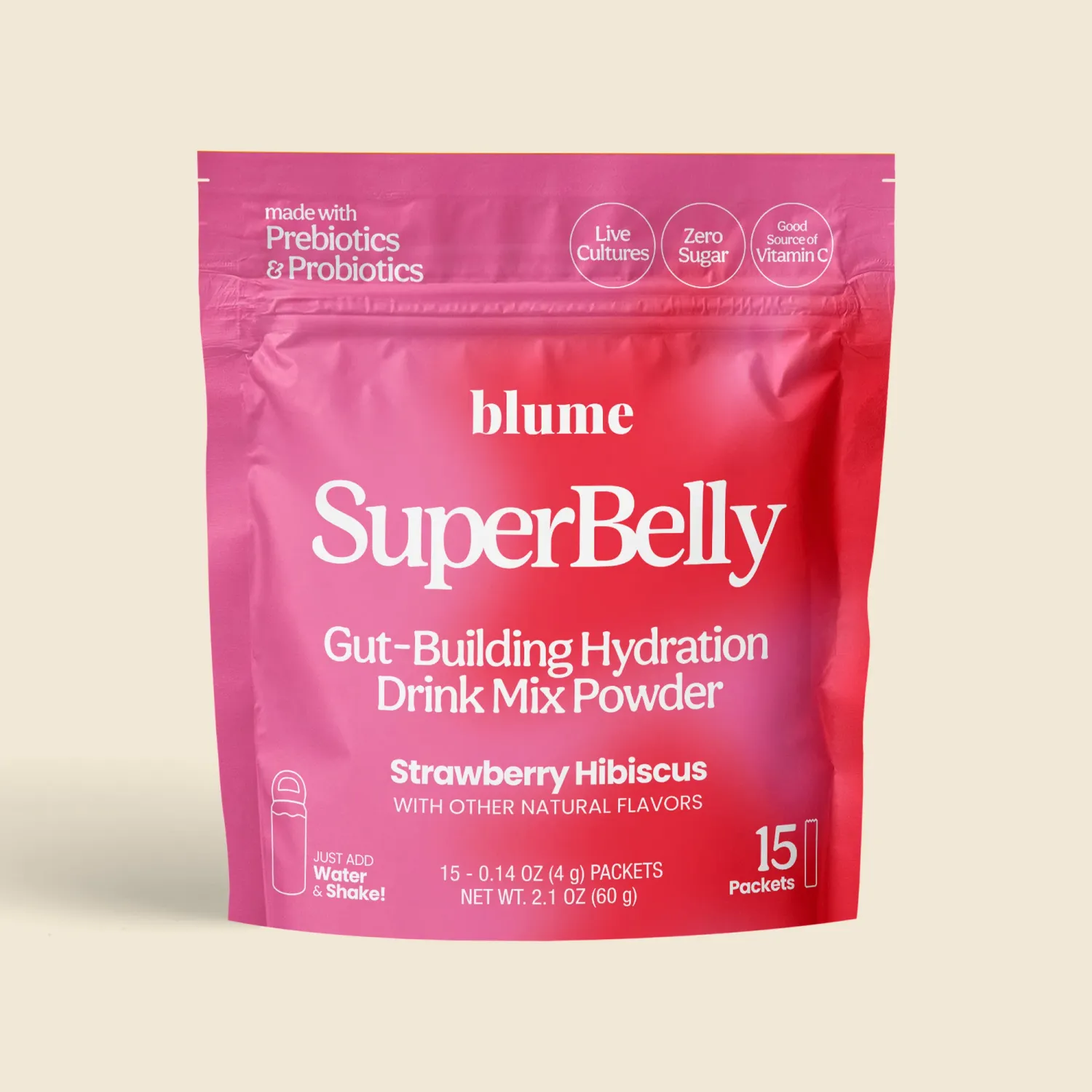 Blume - SuperBelly - Strawberry Hibiscus