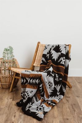 Mini Tipi - Sustainable Indigenous Blanket - Thunderbird