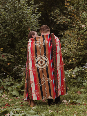 Mini Tipi - Sustainable Indigenous Blanket - Connections