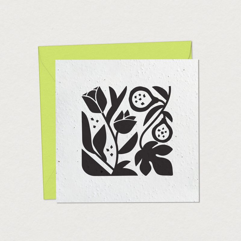 Mimosa - Carte de Souhaits à Planter - Rose