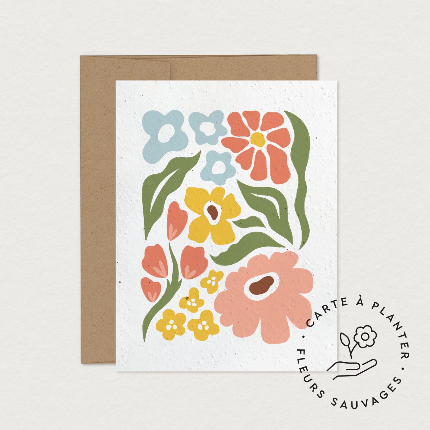 Mimosa - Carte de Souhaits à Planter - Marché de Fleurs