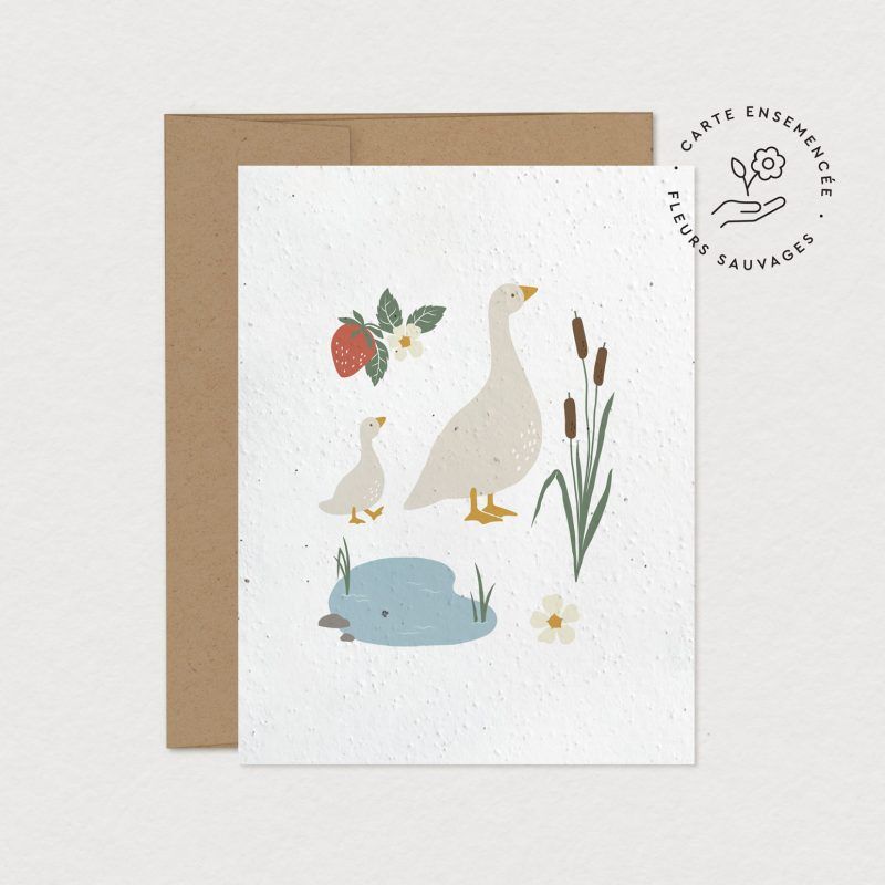 Mimosa - Carte de Souhaits à Planter - Campagne
