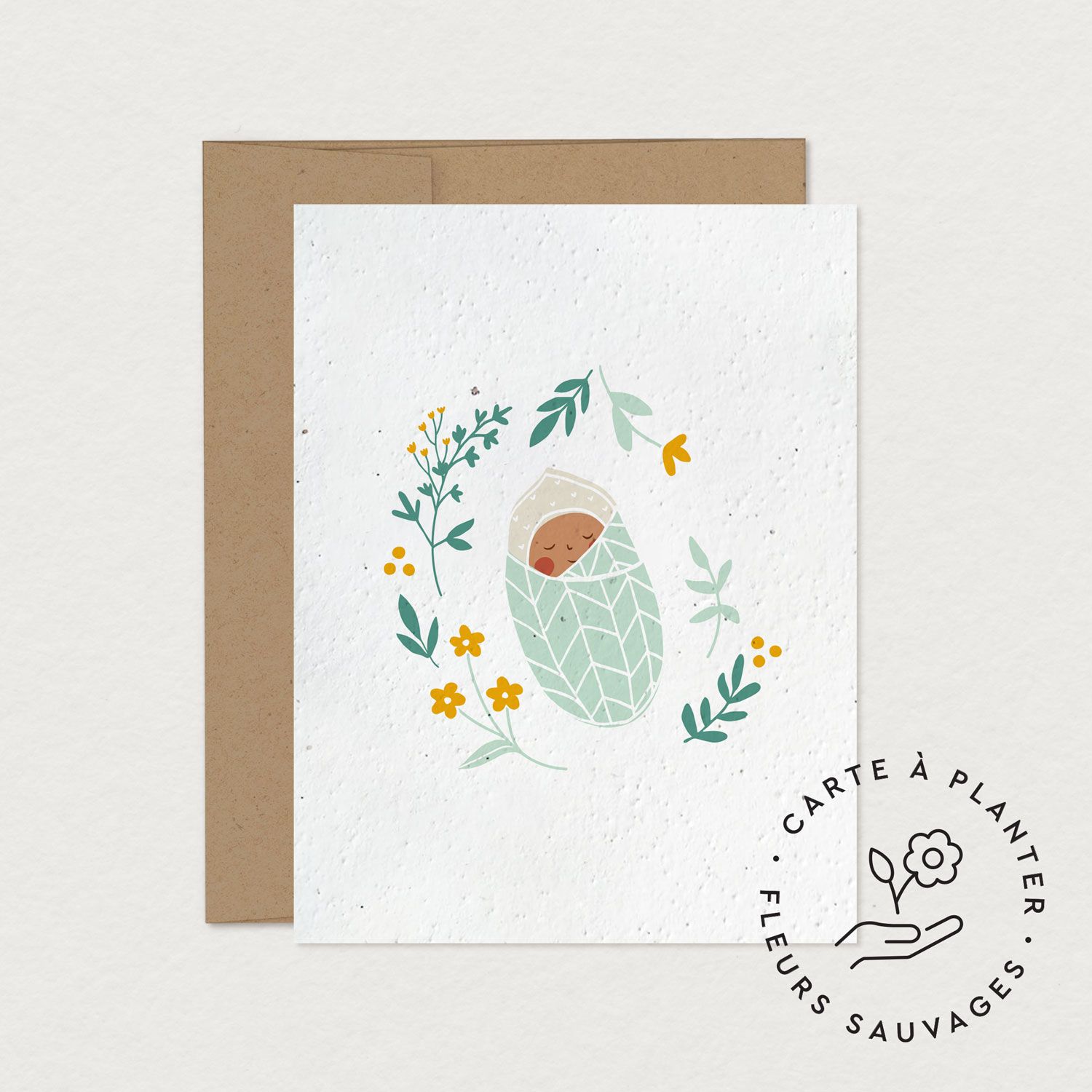 Mimosa - Carte de Souhaits à Planter - Cocon