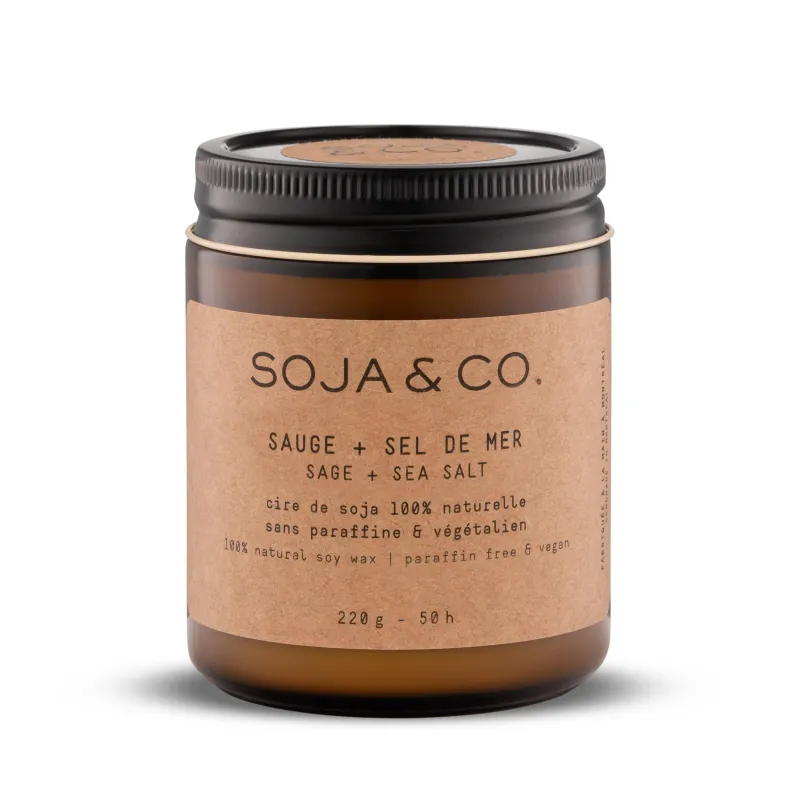 SOJA&amp;CO - Candle - Sage and Sea Salt