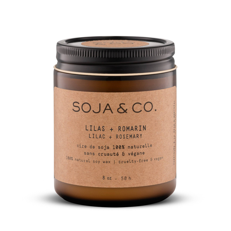 SOJA&amp;CO - Candle - Lilac and Rosemary