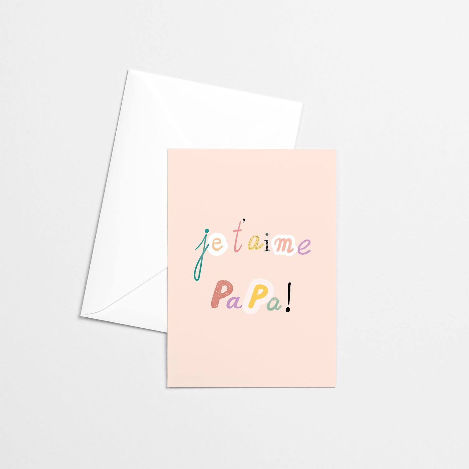Citron &amp; Miel - Greeting Card - Je t&#39;aime papa!