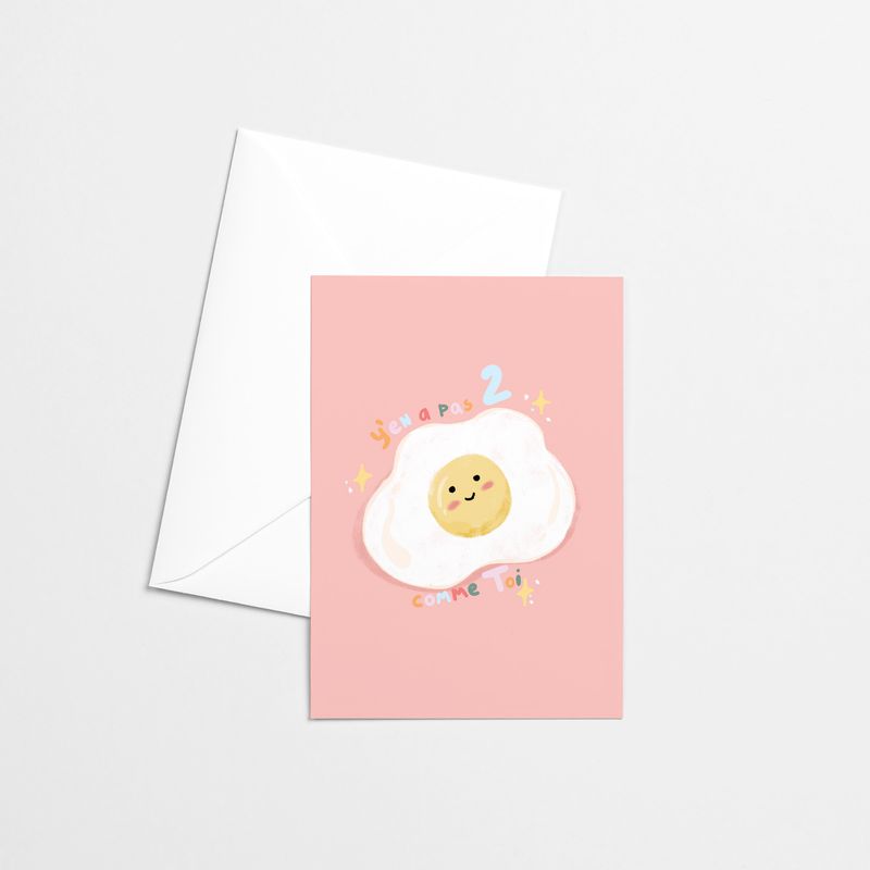 Citron &amp; Miel - Greeting Card - Y&#39;en a pas 2 comme toi