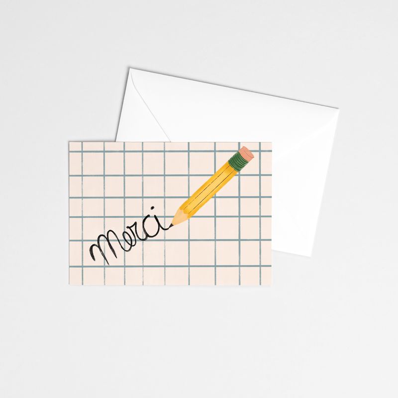 Citron &amp; Miel - Greeting Card - Merci Crayon