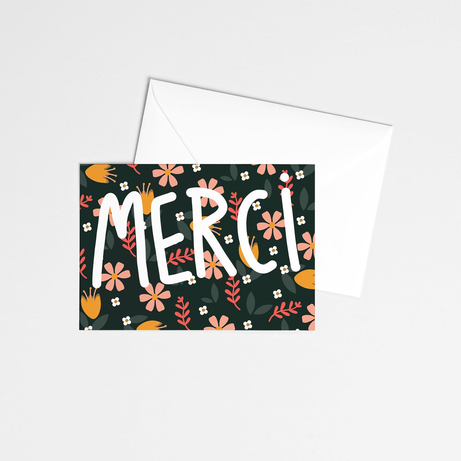 Citron &amp; Miel - Greeting Card - Merci en Fleurs