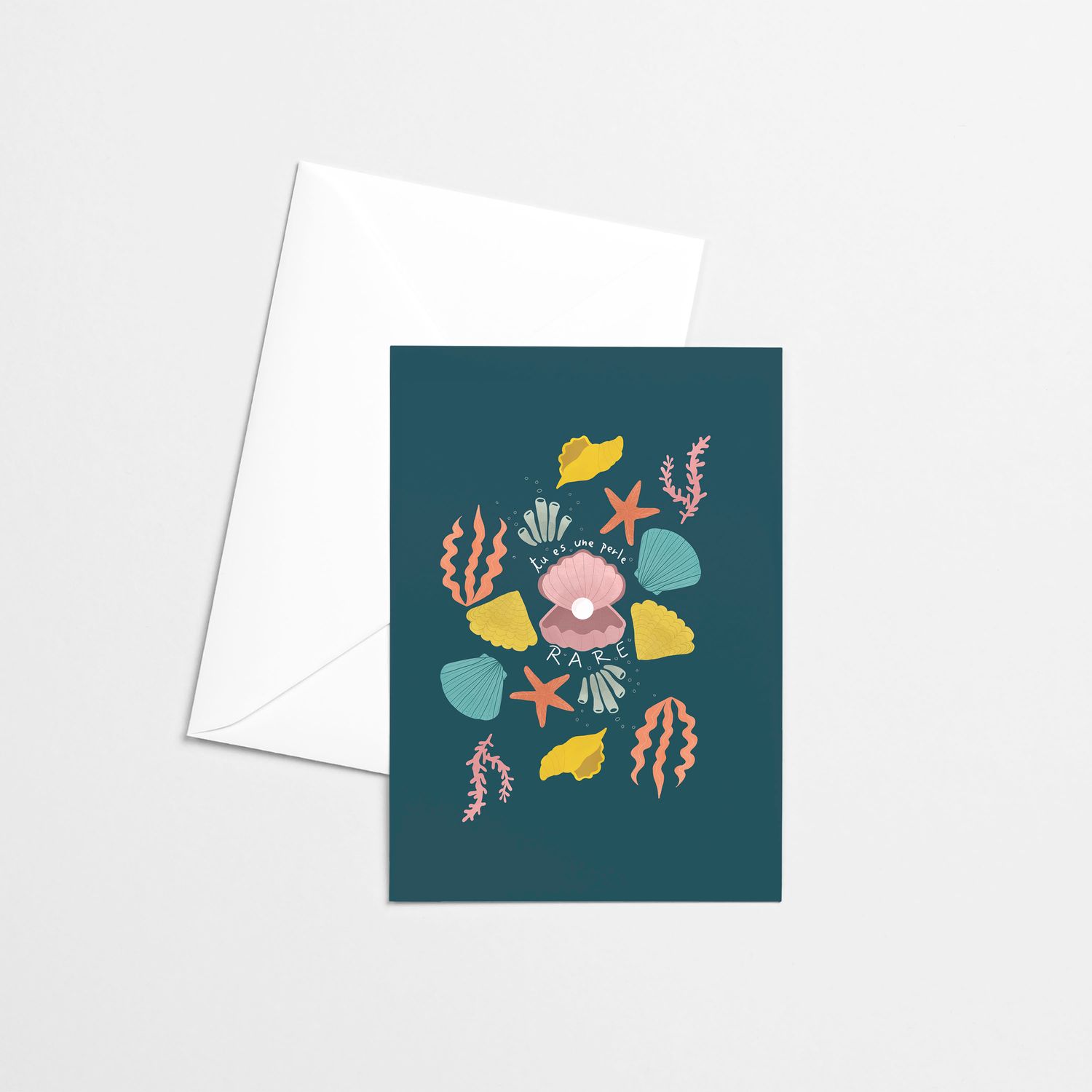 Citron &amp; Miel - Greeting Card - Tu es une perle rare