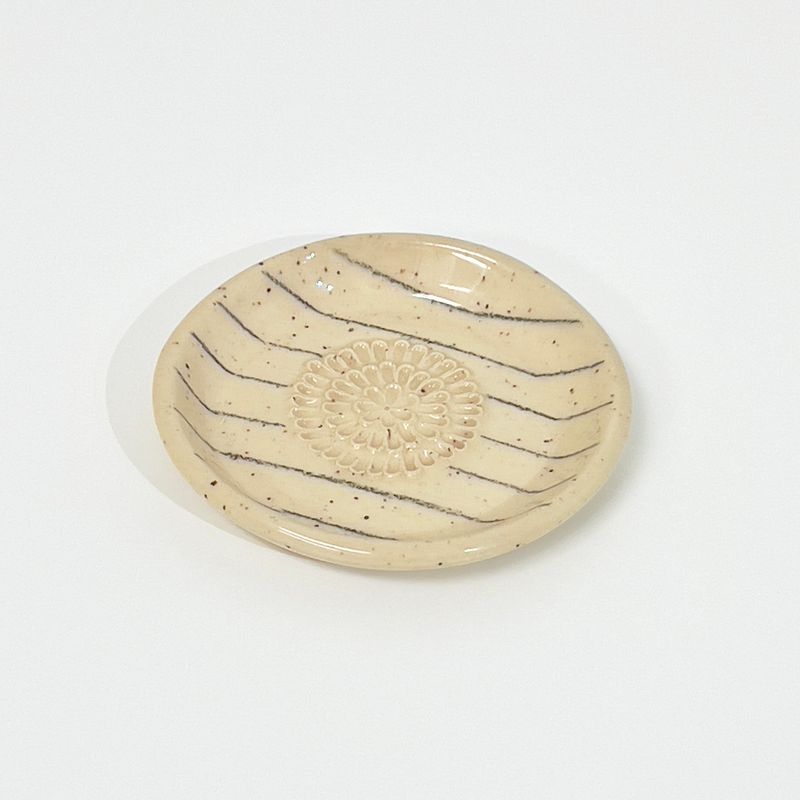 Miel Céramiques - Garlic Grater Plate - Striped