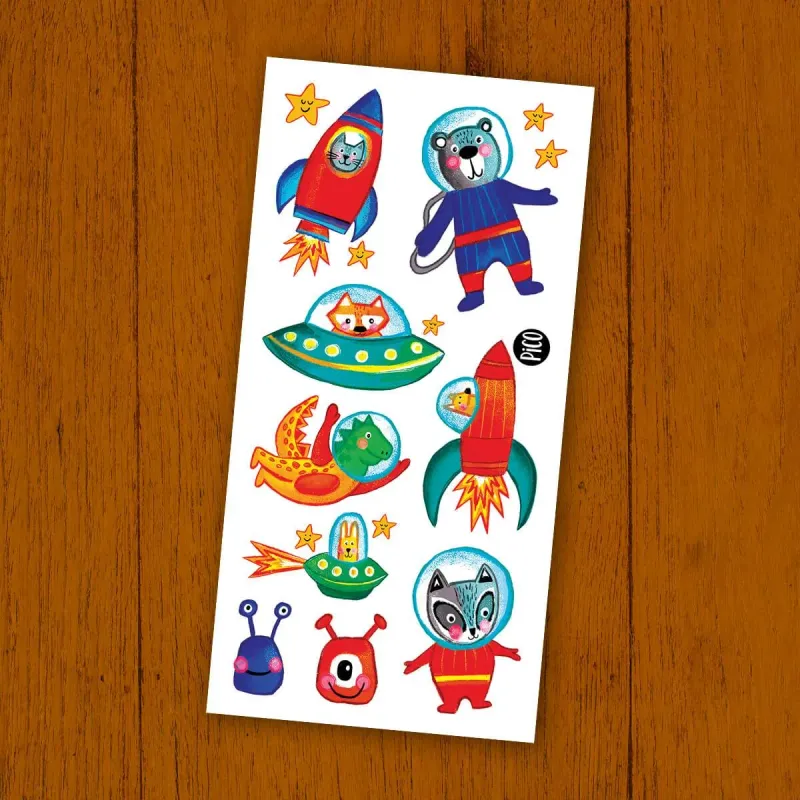 PICO - Tatouages Temporaires - Créatures Imaginaires