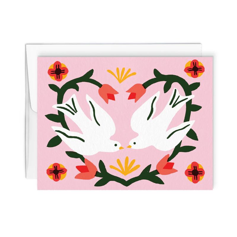 Paperole - Greeting Card - Tourtereaux