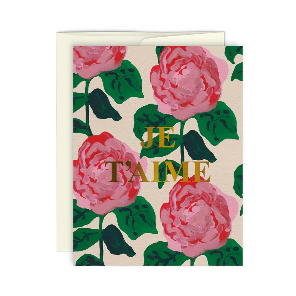 Paperole - Greeting Card - Je T&#39;aime
