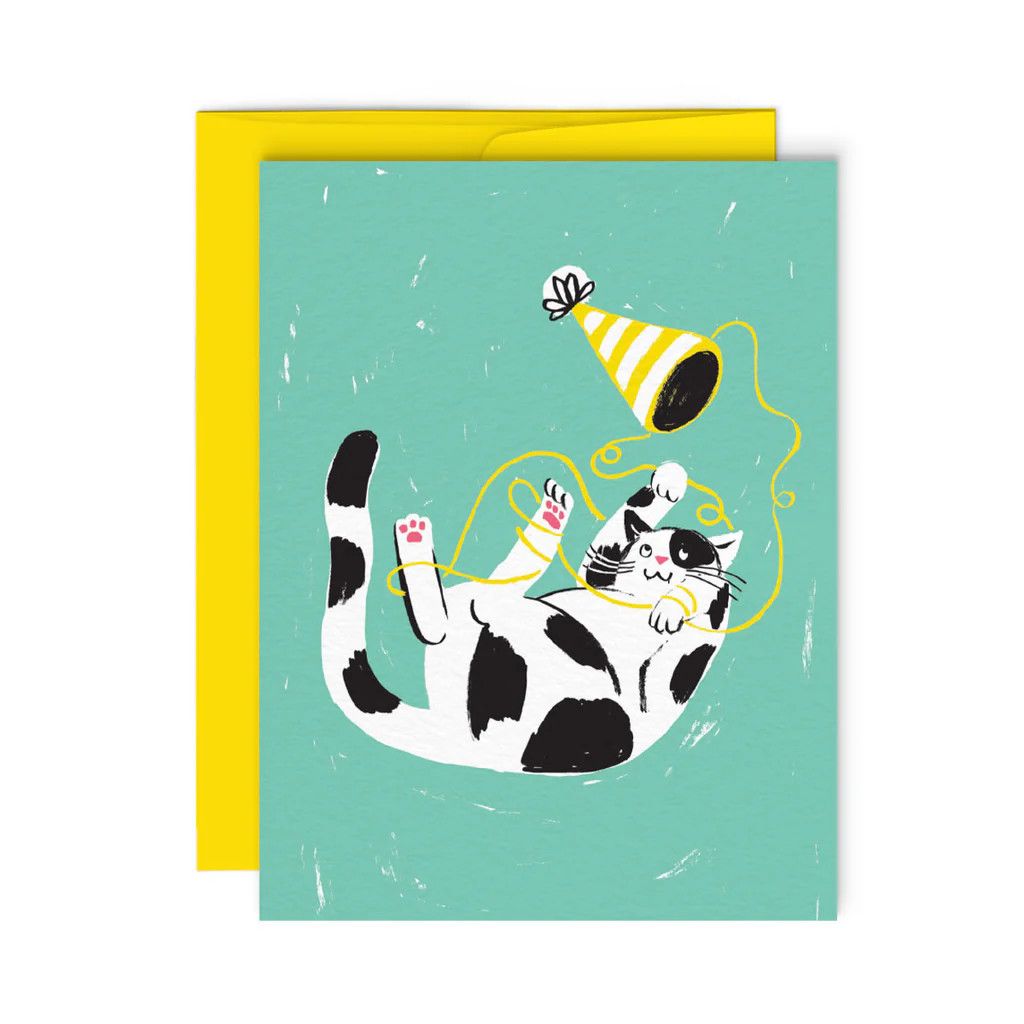 Paperole - Greeting Card - Chat Taquin