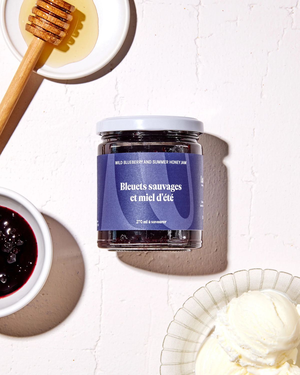 Les Minettes – Wild Blueberry and Summer Honey Jam