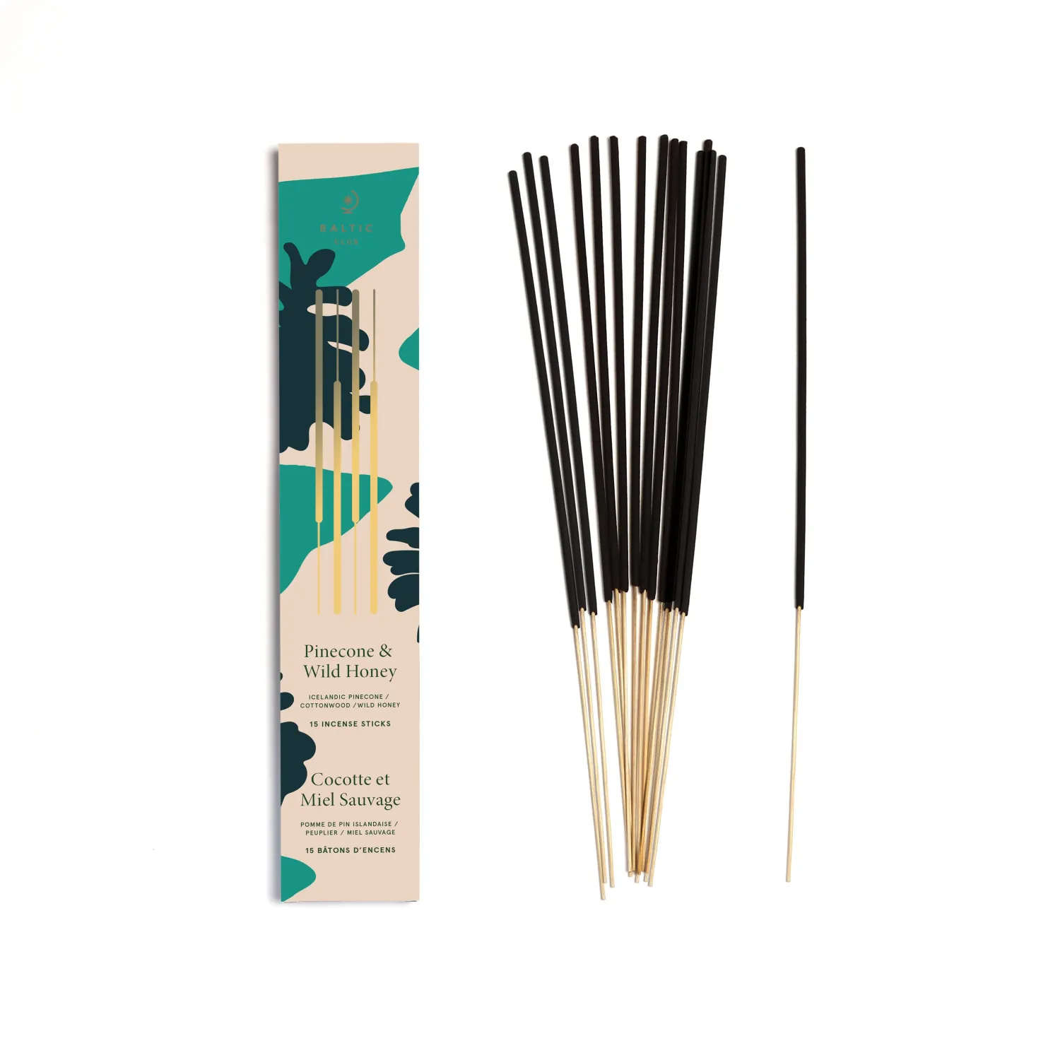 Baltic Club - Incense Sticks (15) - Pinecone &amp; Wild Honey