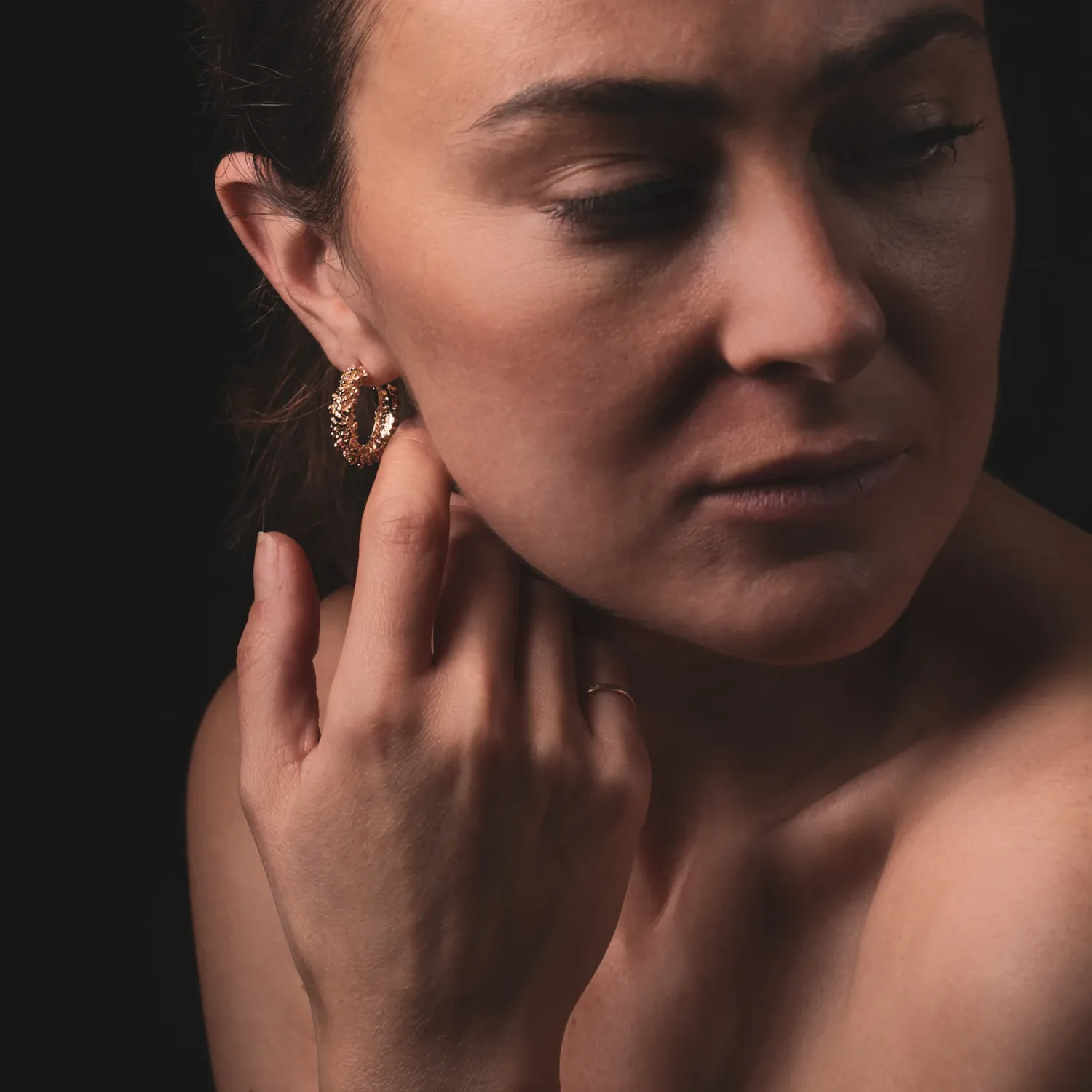 What if You Stayed - Earrings - Caviar