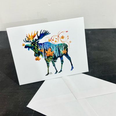 Matthew Doddridge - Greeting Card - Fall Moose
