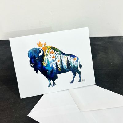 Matthew Doddridge - Greeting Card - Bison