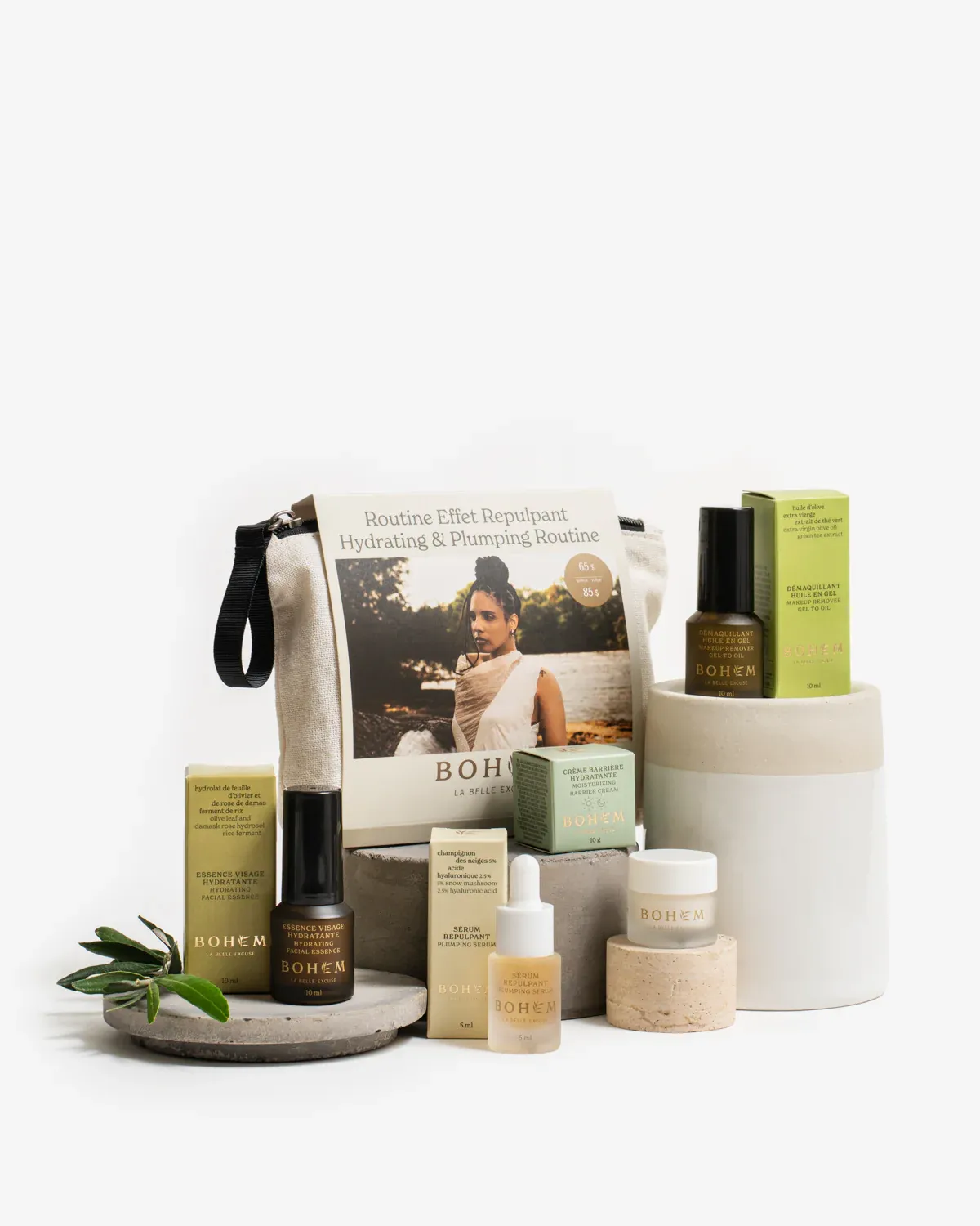 Bohem - Plumping Skincare Travel Kit