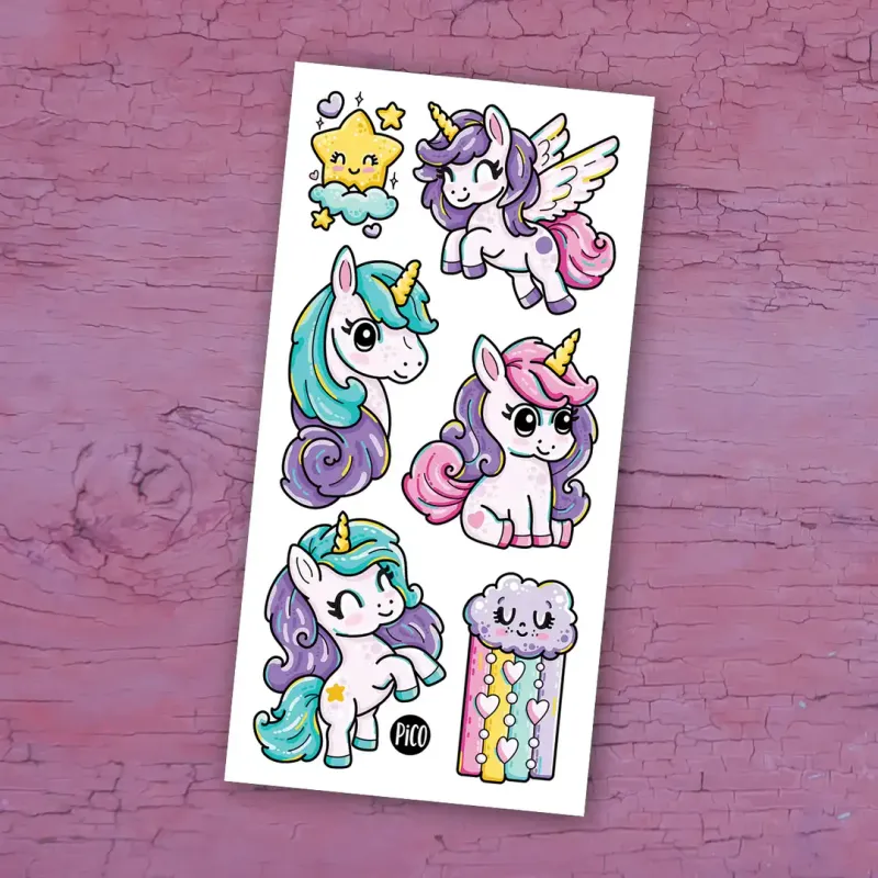 PICO - Tatouages Temporaires - Créatures Imaginaires