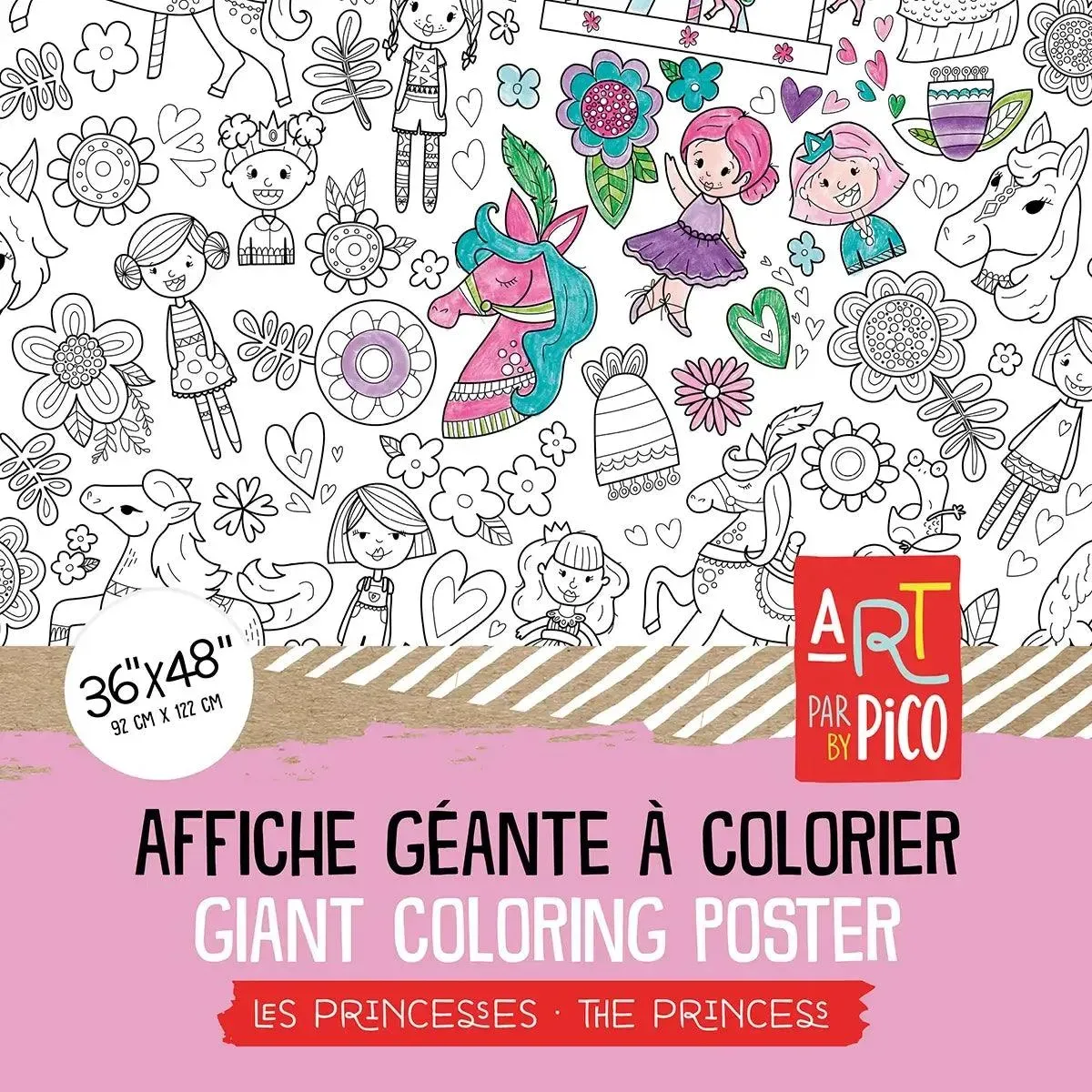 PICO - Giant Coloring Page - Princesses