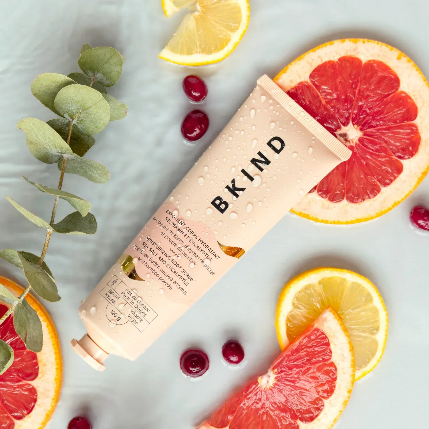 BKIND - Body Scrub - Sea Salt and Eucalyptus