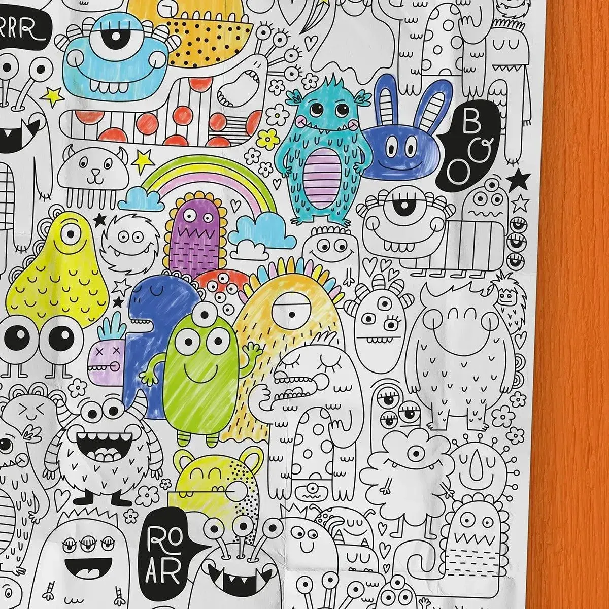 PICO - Giant Coloring Page - The Monsters