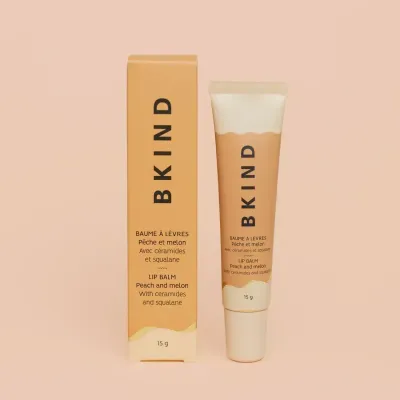 BKIND - Nourishing Ceramide Lip Balm - Peach and Melon