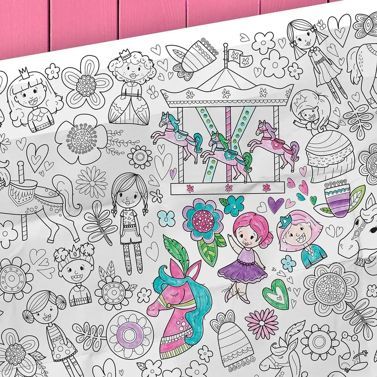PICO - Giant Coloring Page - Princesses