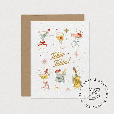 Mimosa - Plantable Greeting Card - Tchin Tchin