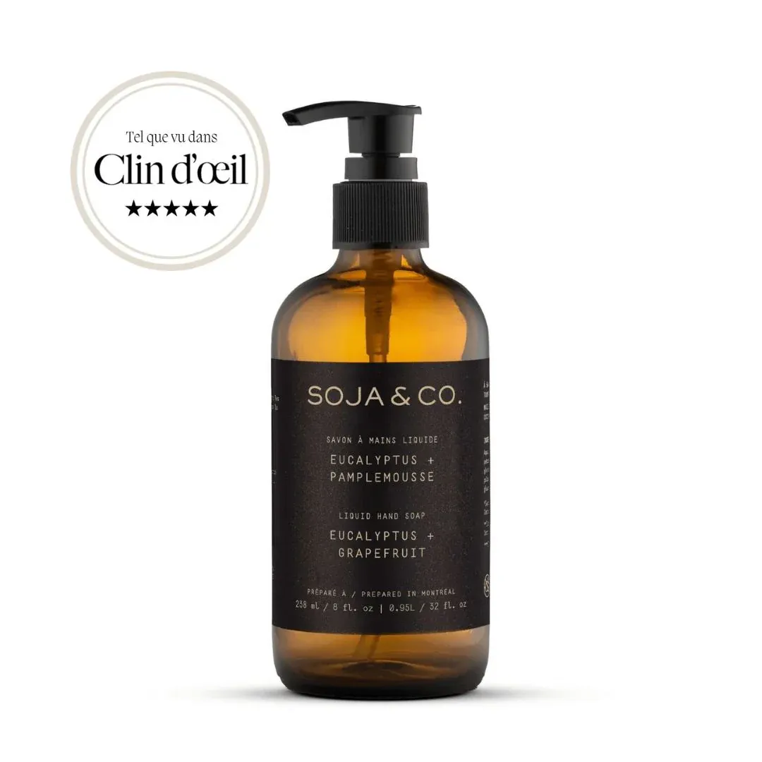 SOJA&amp;CO - Hand Soap - Eucalyptus and Grapefruit