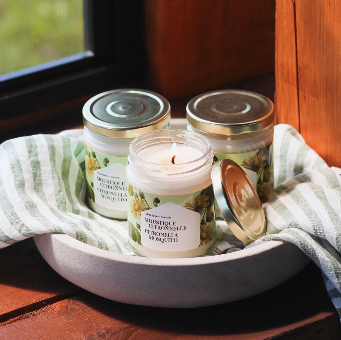 Mélia - Candle - Citronella Mosquito Repellent