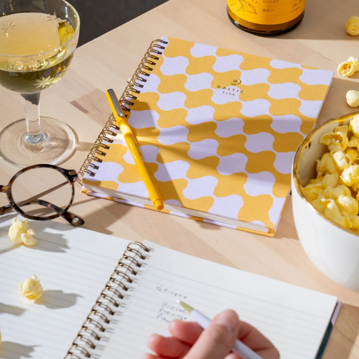 Baltic Club - Spiral Notebook - Cantaloupe