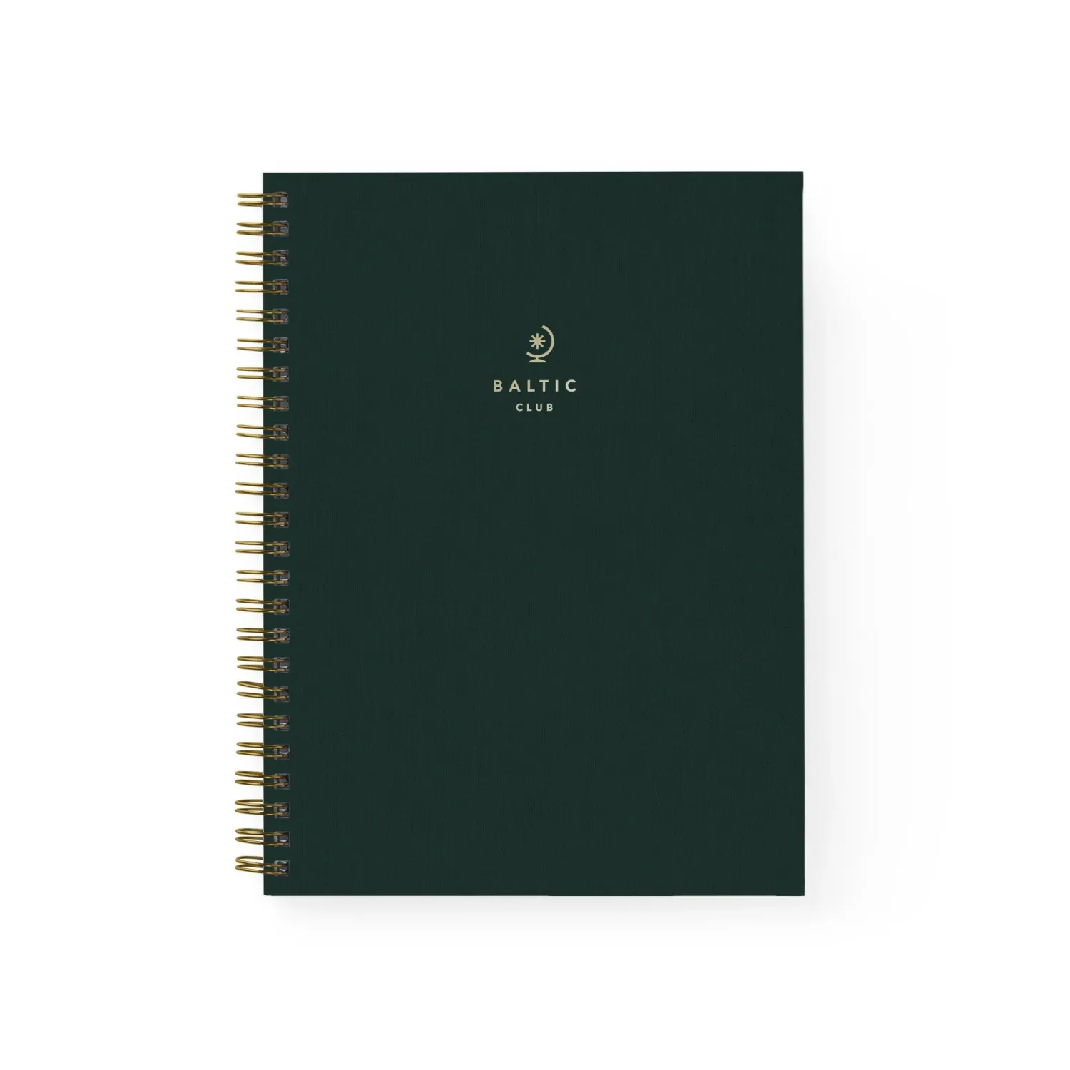 Baltic Club - Spiral Notebook - Phthalo Green